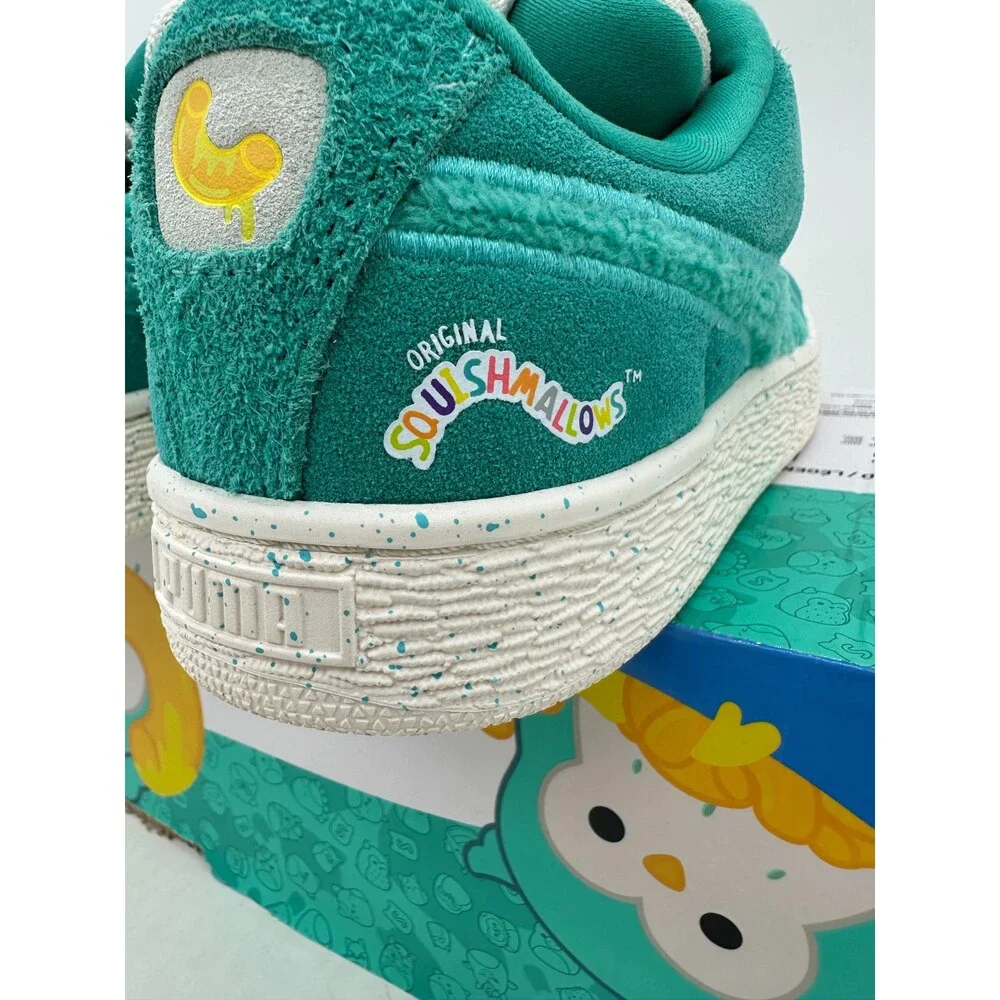 Puma Suede XL Squishmallows Women's Size 6 Blue White Athletic Shoes 399421 01